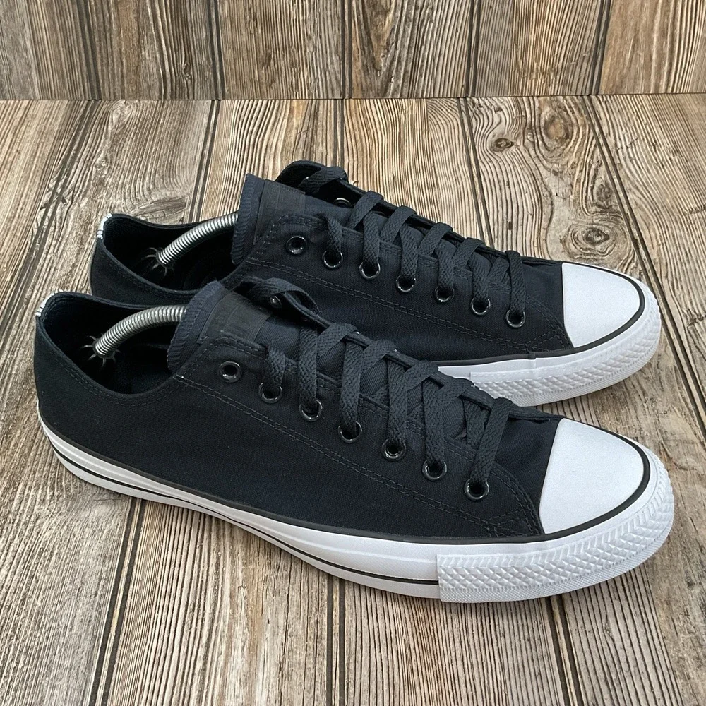 Converse CTAS Low Top Black Gum Soles Athletic Sneakers Shoes Men's Size 12 US